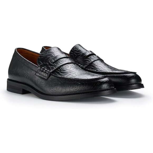 〽️Men\'s Rose Black Aldo Collection Slip On Penny Driving Moccasins Loafer main image 6